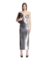 Silver Sequin Midi Dress - Women's clothing | PLP | Antonia