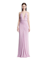 Lavender Deep V-Neck Maxi Dress | PDP | Antonia