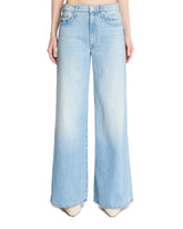 Blue Wide-Leg Jeans - MOTHER WOMEN | PLP | Antonia