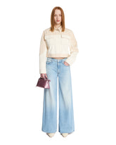 Blue Wide-Leg Jeans - MOTHER WOMEN | PLP | Antonia