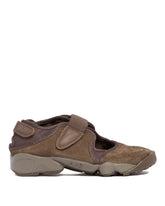 Brown Suede Air Rift Sneakers - NIKE | PLP | Antonia