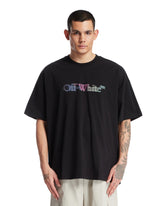 Black Cotton T-Shirt with Logo - OFF-WHITE | PLP | Antonia