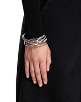 Silver-Plated Rigid Bracelet - PANCONESI WOMEN | PLP | Antonia