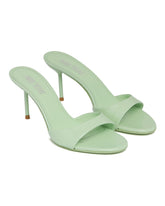 Light Green Lidia Mules - PARIS TEXAS WOMEN | PLP | Antonia