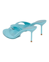 Lidia 70 Turquoise Mule | PDP | Antonia