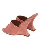 Pink Nina Suede Mules | PDP | Antonia