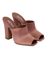 Rosie Beige Satin Mules - Women's shoes | PLP | Antonia