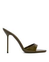 Green Lidia Open Toe Mules - Women's shoes | PLP | Antonia