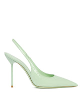 Green Lidia Slingback Pumps - PARIS TEXAS WOMEN | PLP | Antonia