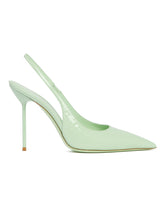 Green Lidia Slingback Pumps | PDP | Antonia