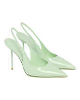 Green Lidia Slingback Pumps - PARIS TEXAS WOMEN | PLP | Antonia