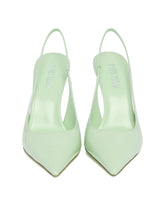 Green Lidia Slingback Pumps | PDP | Antonia