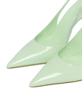 Green Lidia Slingback Pumps | PDP | Antonia