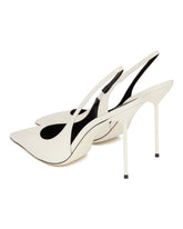 White Lidia Slingback Pumps | PDP | Antonia