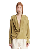 Green Hooded Blouse - new arrivals women's clothing | PLP | Antonia