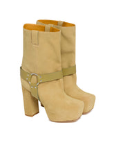 Khaki Harness Sid Ankle Boots | PDP | Antonia