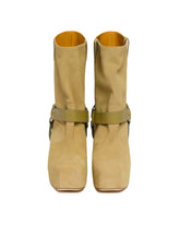 Khaki Harness Sid Ankle Boots | PDP | Antonia