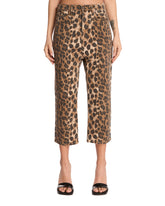 Leopard Tailored Drop Jeans - Women's clothing | PLP | Antonia