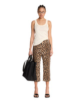 Leopard Tailored Drop Jeans - Women's clothing | PLP | Antonia