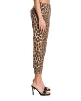 Leopard Tailored Drop Jeans | PDP | Antonia