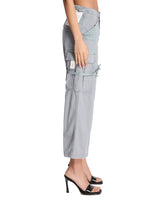 Blue Cropped Cargo Pants | PDP | Antonia