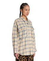 Camicia Oversize A Quadri Grigia | PDP | Antonia