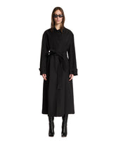 Black Belted Coat - ROHE | PLP | Antonia