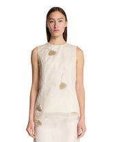 White Tulip Embroidered Top | PDP | Antonia