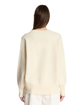 White V-Neck Sweater | PDP | Antonia