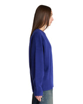 Blue V-Neck Sweater | PDP | Antonia