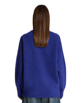 Blue V-Neck Sweater | PDP | Antonia