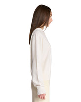 White Polo Collar Sweater | PDP | Antonia