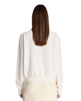 White Polo Collar Sweater | PDP | Antonia