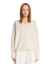 White Deconstructed Sweater - ROHE | PLP | Antonia