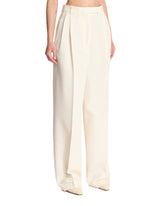 White Tailored Trousers | PDP | Antonia