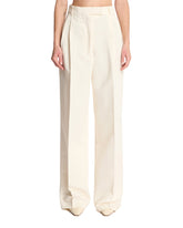 White Tailored Trousers - ROHE | PLP | Antonia