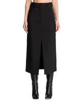 Black Denim-Style Skirt - ROHE WOMEN | PLP | Antonia