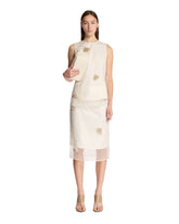 White Tulip Embroidered Skirt - ROHE | PLP | Antonia