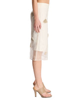 White Tulip Embroidered Skirt | PDP | Antonia