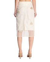 White Tulip Embroidered Skirt | PDP | Antonia