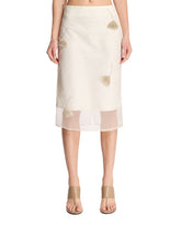 White Tulip Embroidered Skirt - ROHE WOMEN | PLP | Antonia