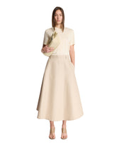 Beige A-Line Skirt - ROHE WOMEN | PLP | Antonia