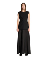 Black Dress with Back Neckline - ROHE WOMEN | PLP | Antonia