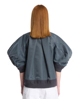 Gray Balloon Sleeve Bomber | PDP | Antonia