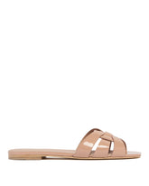 Mules Tribute Lucide Beige - SAINT LAURENT | PLP | Antonia