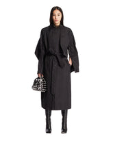 Black Striped Cape Trench - SETCHU | PLP | Antonia