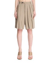 Beige Hakama Shorts - SETCHU | PLP | Antonia