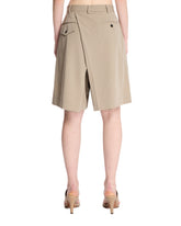 Beige Hakama Shorts | PDP | Antonia