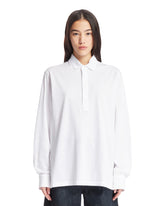 White Long Sleeve Polo | PDP | Antonia