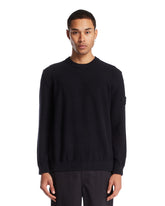 Blue Cashmere Crewneck Sweater - STONE ISLAND | PLP | Antonia